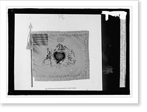 Black & White Photo - Flag of Phila, 1775 - Great Gift for History Buffs