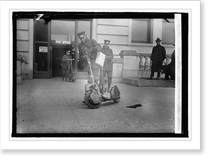 Black & White Photo - Auto Peds - Historic Wall Art Gift