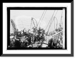Historic Framed Print, Shipwreck,  17-7/8" x 21-7/8"