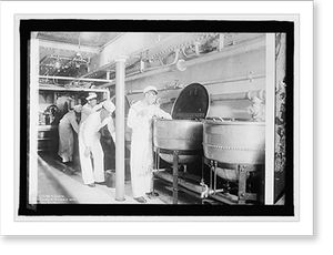 Antique Maritime - Battleships - Crew galley, U.S.S. N. Dakota