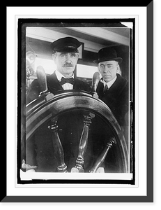 Historic Framed Print, Capt. Chas. F. Kemp, U.S.S. Calvin Austin,  17-7/8" x 21-7/8"