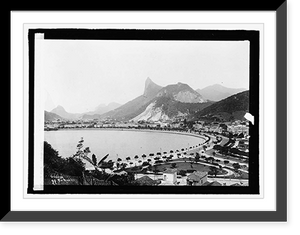 Historic Framed Print, Brazil. Rio de Janeiro, Botafogo Bay,  17-7/8" x 21-7/8"