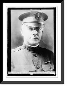 Historic Framed Print, Brig. Gen'l Chas. B. Drake, Chief of Motor Transport,  17-7/8" x 21-7/8"