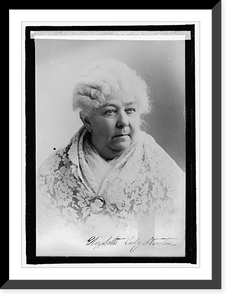 Historic Framed Print, Eliz. Cady Stanton,  17-7/8" x 21-7/8"