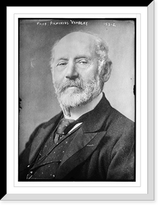 Prof. Arminius Vanbery, portrait bust, Vintage Poster
