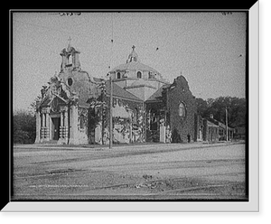 Historic Framed Print, Christ's [i.e. New Christ] Episcopal church, Pensacola, Fla.,  17-7/8" x 21-7/8"