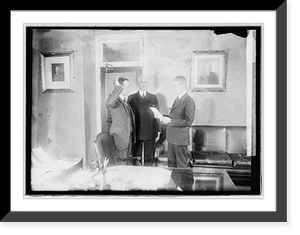 Historic Framed Print, Theo. Roosevelt swearing in,  17-7/8" x 21-7/8"