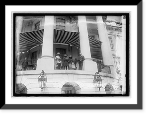 Black & White Photo - Easter - Harding & Mrs. H., egg rolling, 1921
