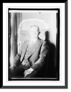 Historic Framed Print, Chas. R. Crisp, Georgia,  17-7/8" x 21-7/8"