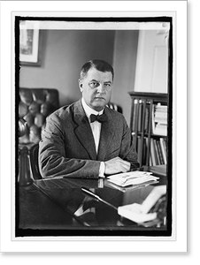 Black & White Photo - Wm. Miller Collins, 1921 - Historic Wall Art Gift