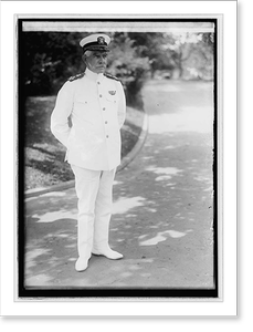 Black & White Photo - Vice Admiral Hilary P. Jones, 1921