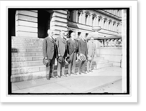 Vintage Photo Print - Root, Underwood, Hughes, Lodge, Miles, 1921 (2)