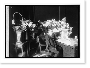 Black & White Photo - Will Hayes, 1921 - Vintage Home Decor Print