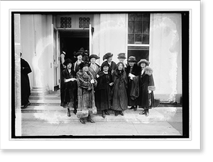 Vintage Americana Print - Madam Kaji Yajima with group, 1921
