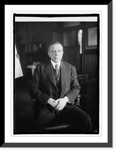 Black & White Photo - Hubert Work, 1922 - Vintage Wall Art Gift