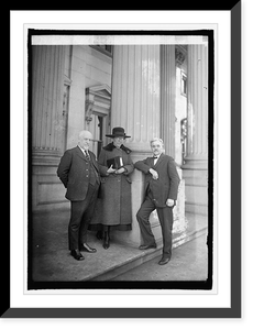 Sen. Ladd, Mrs. Nels P. Radick, Sen. Norris, 3/3/22, Antique Poster