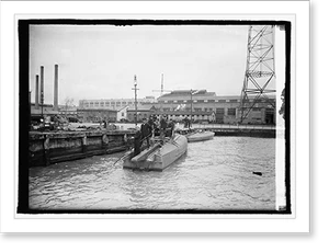 Antique Photo Print - Coastal Patrol motor boats, 3/22