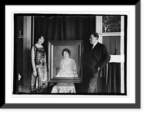 Historic Framed Print, Margt. Payson & Bela Orme,  17-7/8" x 21-7/8"