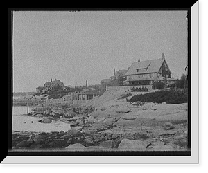 Historic Framed Print, Eastern Point, E. Gloucester, Mass.,  17-7/8" x 21-7/8"
