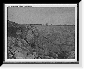 Historic Framed Print, From Stage Fort Park, East Gloucester, Mass.,  17-7/8" x 21-7/8"