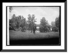 Historic Framed Print, Location of house where Madison was born,  17-7/8" x 21-7/8"