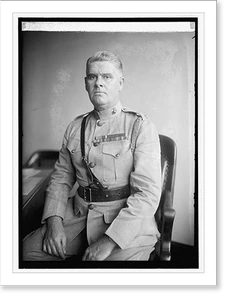 Vintage Americana Print - Major Maurice E. Shearer, 1922