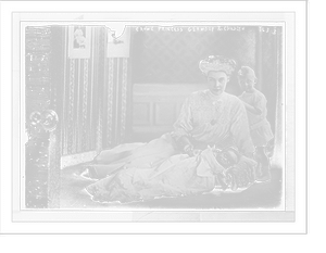 Crown Princess of Germany and her two children Classic, Vintage Wall Art