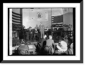 Historic Framed Print, Davis opening Nat. Industrial Women's camp, 1/11/23,  17-7/8" x 21-7/8" Historic Framed Print, Davis opening Nat. Industrial Women's camp, 1/11/23,  17-7/8" x 21-7/8"