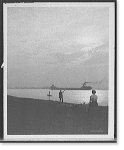 Historic Photo Print - Ste. Clair Flats, Michigan - Twilight