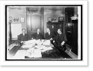 Antique Photo Print - McAdoo, Harrison, Glass, Walsh, 1923