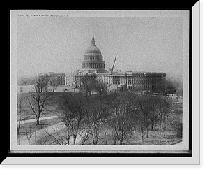 North east view, U.S. Capitol, Washington, D.C, Vintage Poster