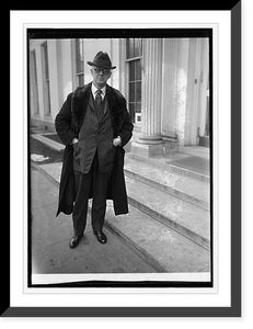 Historic Framed Print, Sen. Fred'k. N. Davenport, 2/16/23,  17-7/8" x 21-7/8"