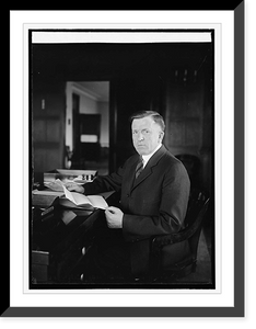 Historic Framed Print, D.D. Davis, Asst. Secty. Interior, 3/16/23,  17-7/8" x 21-7/8"