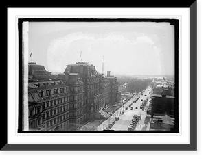 Historic Framed Print, 17th, south from G St.,  17-7/8" x 21-7/8"