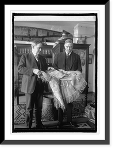 Indian Commissioner Burk & Secty. Work, 3/29/23, Historic Print