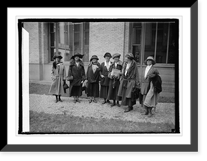 Mrs. Hoover & group, 4/6/23, Historic Print