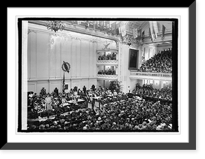 Historic Framed Print, Opening of D.A.R. conf., 4/16/23 - 2,  17-7/8" x 21-7/8"