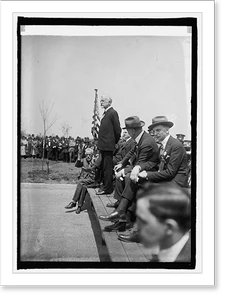 Vintage Photo Print - Lodge addressing Mass. Society, 1923