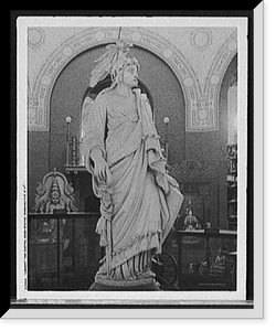 Historic Framed Print, Liberty [i.e. Freedom], the [United States] Capitol dome statue,  17-7/8" x 21-7/8"