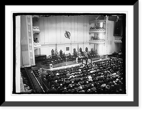 Historic Framed Print, Harding addressing Budget Committee, 8/18/23,  17-7/8" x 21-7/8"