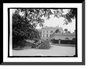 Ditch digging at White House, 6/25/23, Antique Wall Art