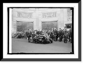 Historic Framed Print, Lying in state at Capitol - 3,  17-7/8" x 21-7/8"