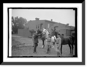 Historic Framed Print, Col. Quickmeyer, 8/1/23,  17-7/8" x 21-7/8"