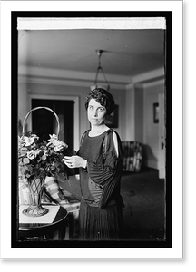 Vintage Americana Print - Mrs. Coolidge, 1923 - Antique Wall Decor Print