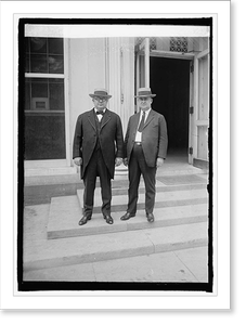 Antique Photo Print - Col. J.M. Meekins & Hon. W.S. Graham, 1923