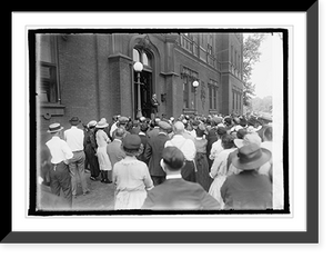 Historic Framed Print, Wallace with Penna Farmers, 8/15/23,  17-7/8" x 21-7/8"