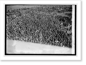 Antique Photo Print - Geo. Wash. Memorial cornerstone laying, 1923 (1)