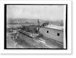 Antique Photo Print - Geo. Wash. Memorial cornerstone laying, 1923 (2)