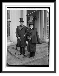 Baron de Marchienne & Paul Heger, 11/12/23, Antique Print
