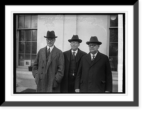 Historic Framed Print, Chas. J. Stabler, Harry C. Kimball, Geo. H. Winslow, 11/19/23,  17-7/8" x 21-7/8"